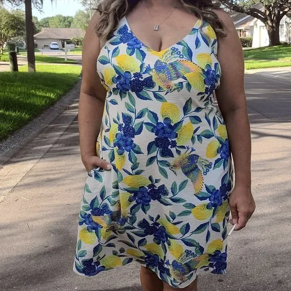 Lemon Berry Summer Dress - Picture 1 of 3